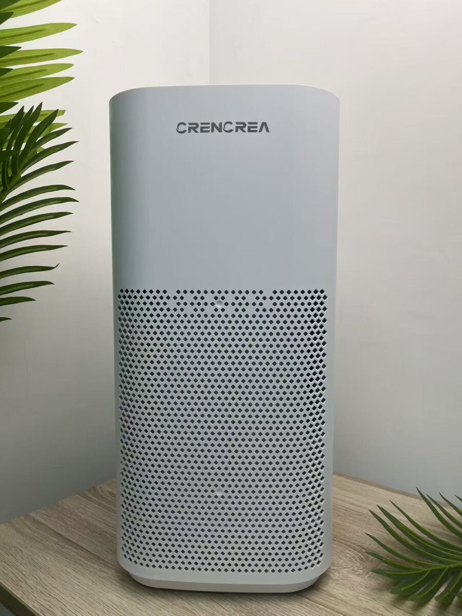 CRENCREA Air Purifier Negative Ions, Timer, Odor Removal, Formaldehyde Removal, Smart Control, Quiet Design, Smart Display